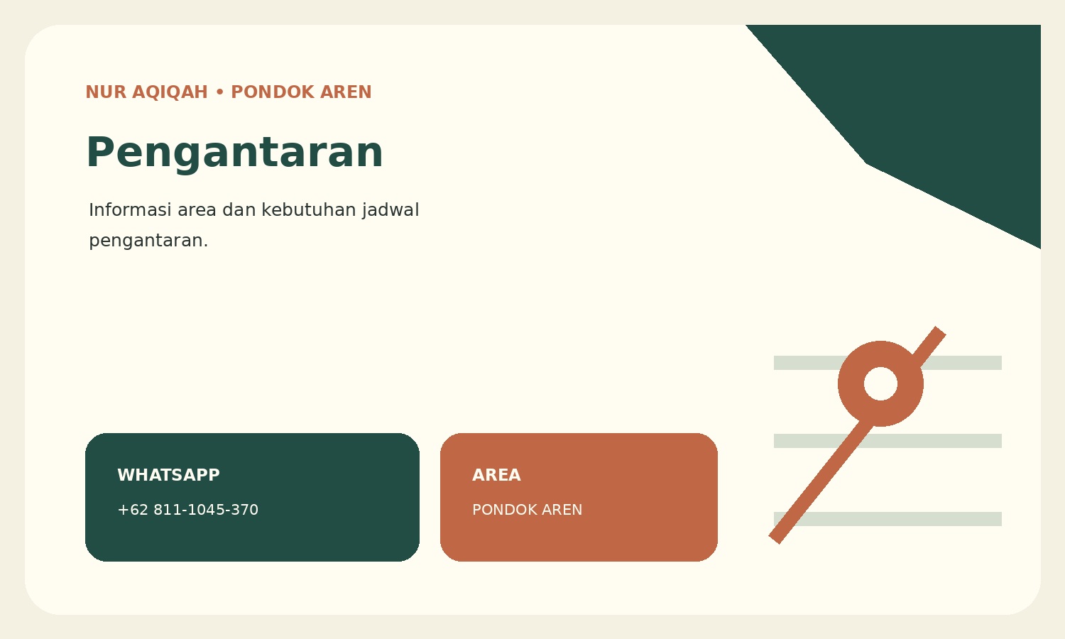 Pengantaran Aqiqah Pondok Aren